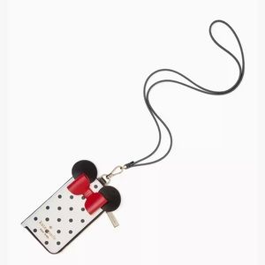 Kate Spade Minnie Mouse Small Wallet with Lanyard